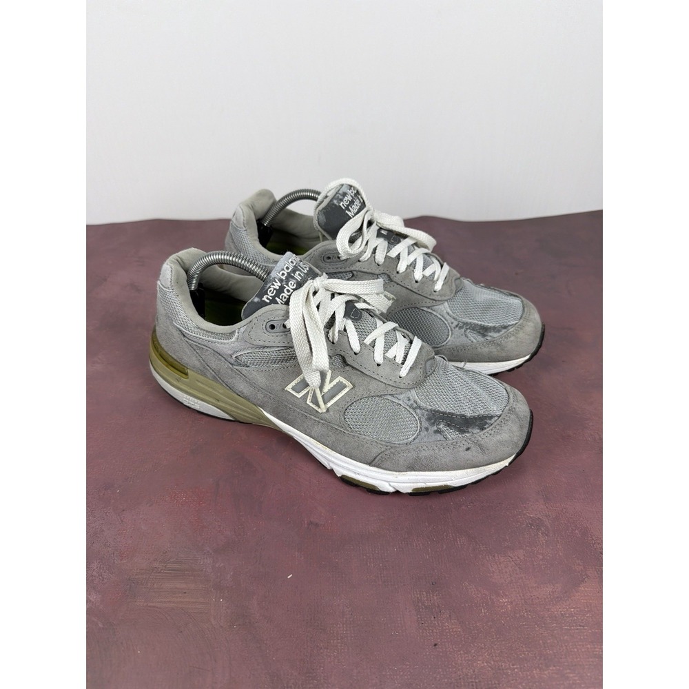 New Balance 993 Made in USA Gray Running Sneakers Men's Size 11 US B MR993GL